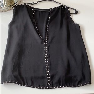 Open back shirt h&m